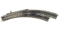 FL9175 Aiguillage courbe, commande manuelle, 111 mm